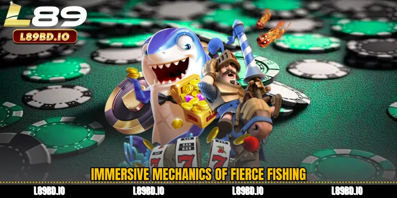 Immersive mechanics of Fierce Fishing