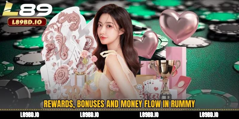 Rewards, Bonuses and Money Flow in Rummy