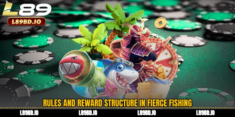 Rules and reward structure in Fierce Fishing
